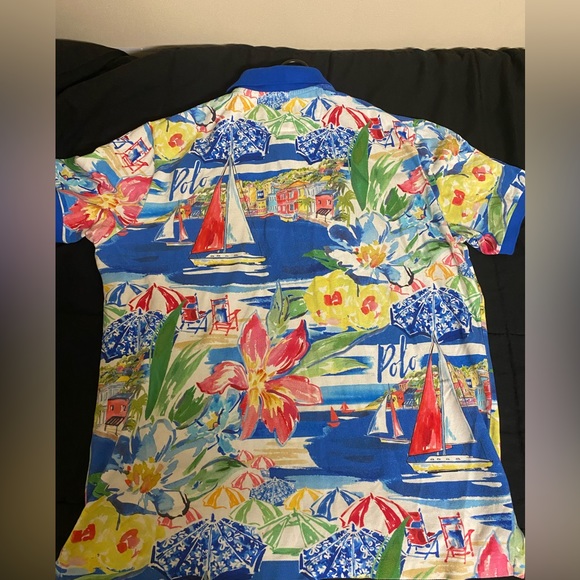 Ralph Lauren Polo.Floral shirt - Picture 3 of 5